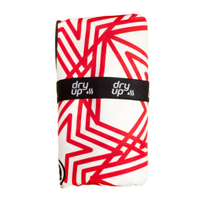 TOALLA DRY PLAYA HERMOSO ESTRELLA ROJIBLANCO