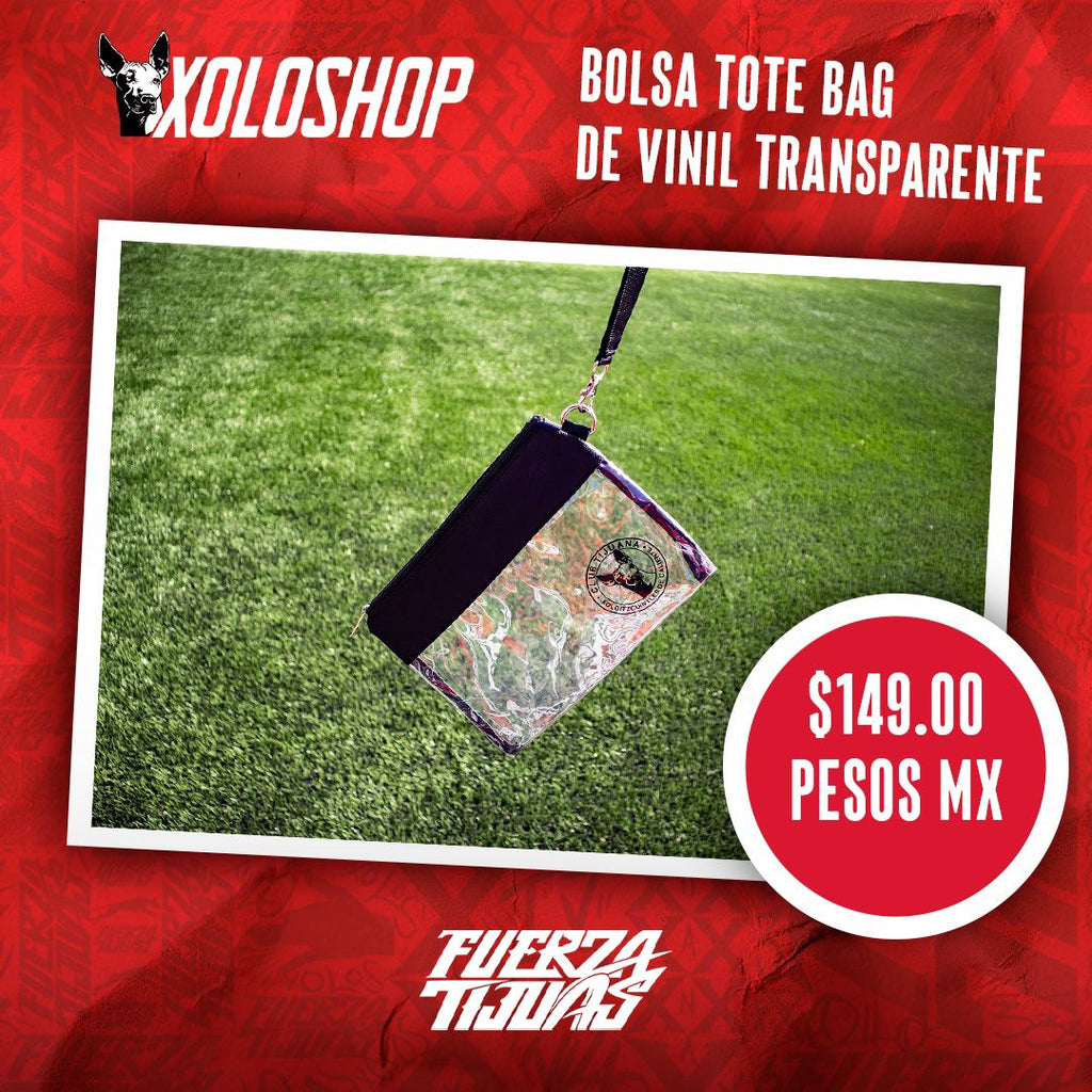 BOLSA RUP CARTERA TRANSPARENTE LOGO.