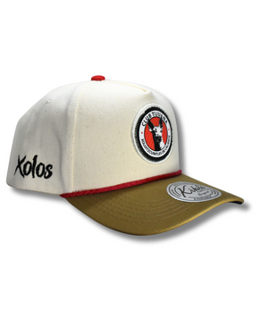 GORRA KIB MEZCLILLA Y GAMUZA LOGO