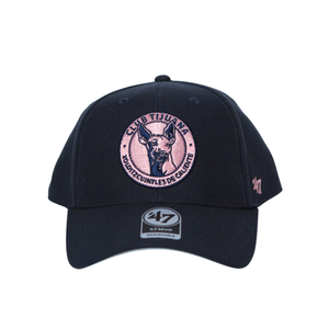GORRA 47B 47 MVP LOGO ROSA NEGRO
