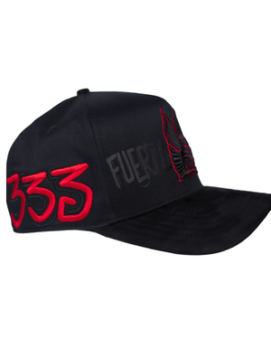 GORRA JCH CABEZA AZTECA FUERZA TIJUAS NEGRO