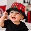 GORRO LAJ TELA REVERSIBLE LOGO XOLITO NEGRO NINO