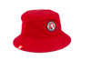 GORRO PUR NIÑO ROJO PESCADOR LOGO.