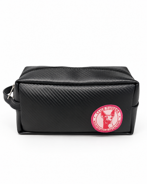 BOLSA HEY COSMETIQUERA VINIPIEL LOGO ROSA