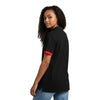 POLO REB CL26-AP26 LOGO NEGRO MUJER XO1023