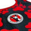 BABERO LAJ LOGO HUELLAS NEGRO BEBE