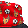 GORRO LAJ TELA REVERSIBLE LOGO XOLITO NEGRO NINO