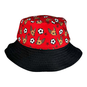 GORRO LAJ TELA REVERSIBLE LOGO XOLITO NEGRO NINO