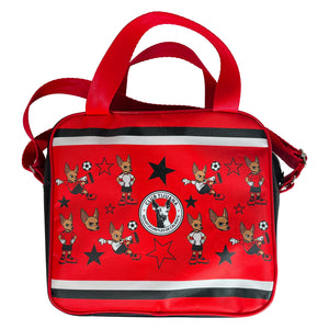 LONCHERA LAJ TELA ESTRELLAS XOLITO ROJO