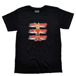PLAYERA LAJ ALGODON XOLITO NEGRO NINO
