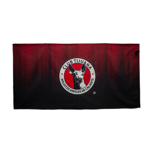 TOALLA DRY PLAYA LOGO ROJO