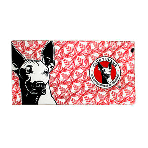 TOALLA DRY PLAYA HERMOSO ESTRELLA ROJIBLANCO