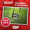 BOLSA RUP CANGURERA TRANSPARENTE LOGO.