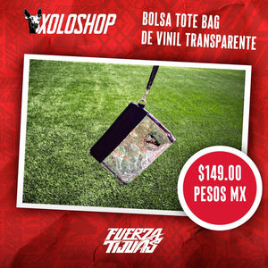 BOLSA RUP CARTERA TRANSPARENTE LOGO.