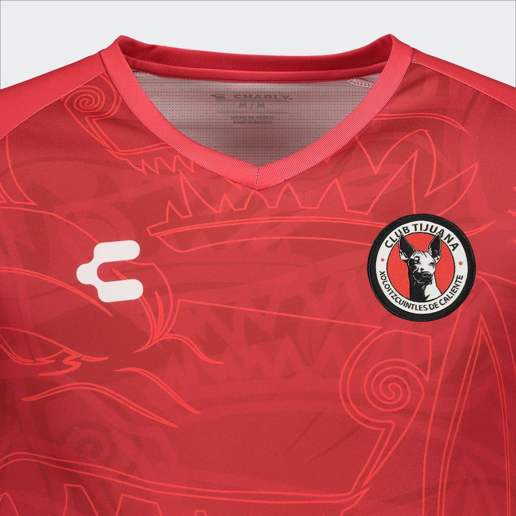 PLAYERA CHARLY AP22-CL23 ROJO – Tienda Oficial Xolos de Tijuana